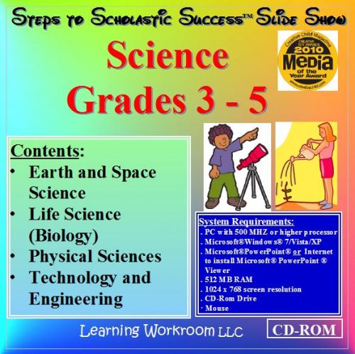 Steps to Scholastic Success Slide Show - Science, Grades 3 - 5